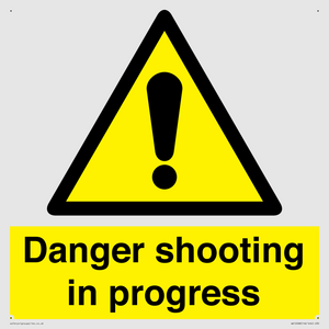 Danger shooting in progress
